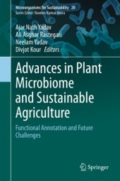 book Advances in Plant Microbiome and Sustainable Agriculture: Functional Annotation and Future Challenges