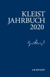 book Kleist-Jahrbuch 2020