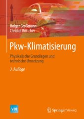 book Pkw-Klimatisierung: Physikalische Grundlagen und technische Umsetzung