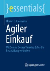 book Agiler Einkauf: Mit Scrum, Design Thinking & Co. die Beschaffung verändern