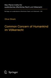 book Common Concern of Humankind im Völkerrecht