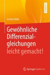 book Gewöhnliche Differenzialgleichungen leicht gemacht!