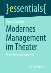 book Modernes Management im Theater: Praxis Kulturmanagement