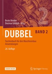 book Dubbel Taschenbuch für den Maschinenbau 2: Anwendungen