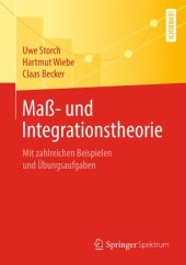 book Maß- und Integrationstheorie: Mit zahlreichen Beispielen und Übungsaufgaben