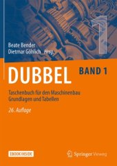 book Dubbel Taschenbuch für den Maschinenbau 1: Grundlagen und Tabellen