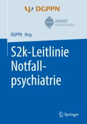 book S2k-Leitlinie Notfallpsychiatrie