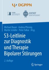 book S3-Leitlinie zur Diagnostik und Therapie Bipolarer Störungen