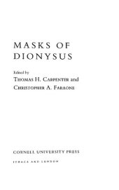 book Masks of Dionysus