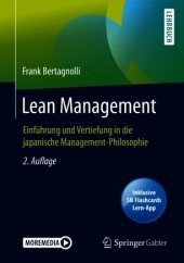 book Lean Management: Einführung und Vertiefung in die japanische Management-Philosophie