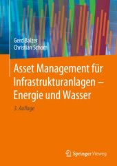 book Asset Management für Infrastrukturanlagen - Energie und Wasser