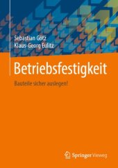 book Betriebsfestigkeit: Bauteile sicher auslegen!