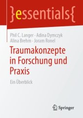 book Traumakonzepte in Forschung und Praxis: Ein Überblick