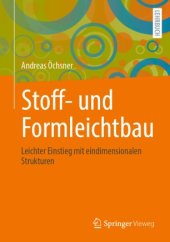 book Stoff- und Formleichtbau: Leichter Einstieg mit eindimensionalen Strukturen