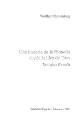 book Una Historia De La Filosofia Desde La Idea De Dios