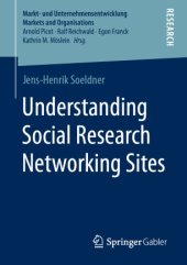 book Understanding Social Research Networking Sites