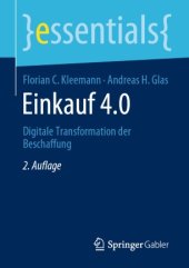 book Einkauf 4.0: Digitale Transformation der Beschaffung