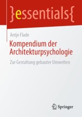 book Kompendium der Architekturpsychologie: Zur Gestaltung gebauter Umwelten