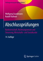 book Abschlussprüfungen: Bankwirtschaft, Rechnungswesen und Steuerung, Wirtschafts- und Sozialkunde