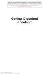 book Getting organized in Vietnam : moving in and around the socialist state