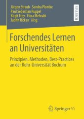 book Forschendes Lernen an Universitäten: Prinzipien, Methoden, Best-Practices an der Ruhr-Universität Bochum