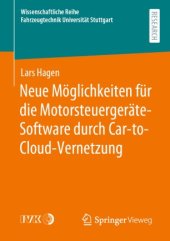 book Neue Möglichkeiten für die Motorsteuergeräte-Software durch Car-to-Cloud-Vernetzung