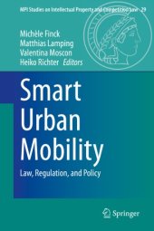 book Smart Urban Mobility: Law, Regulation, and Policy