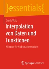 book Interpolation von Daten und Funktionen: Klartext für Nichtmathematiker