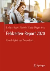 book Fehlzeiten-Report 2020: Gerechtigkeit und Gesundheit