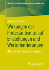 book Wirkungen des Protestantismus auf Einstellungen und Wertorientierungen: USA und Deutschland im Vergleich