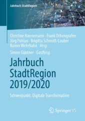 book Jahrbuch StadtRegion 2019/2020: Schwerpunkt: Digitale Transformation