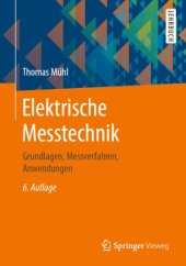 book Elektrische Messtechnik: Grundlagen, Messverfahren, Anwendungen