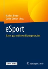 book eSport: Status quo und Entwicklungspotenziale