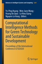 book Computational Intelligence Methods for Green Technology and Sustainable Development: Proceedings of the International Conference GTSD2020