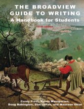 book The Broadview Guide to Writing: A Handbook for Students - Sixth Edition