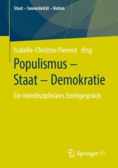 book Populismus – Staat – Demokratie: Ein interdisziplinäres Streitgespräch