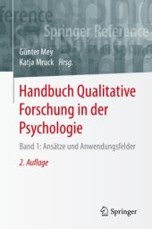 book Handbuch Qualitative Forschung in der Psychologie: Band 1: Ansätze und Anwendungsfelder