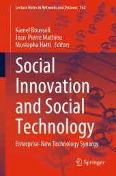 book Social Innovation and Social Technology: Enterprise-New Technology Synergy