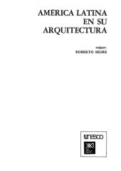 book América Latina en su arquitectura