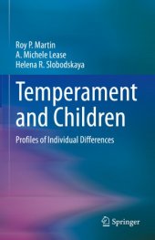 book Temperament and Children: Profiles of Individual Differences