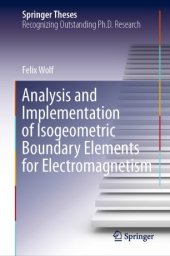 book Analysis and Implementation of Isogeometric Boundary Elements for Electromagnetism