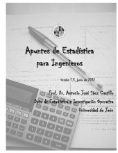 book Apuntes de Estadística para Ingenieros