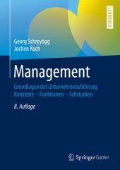 book Management: Grundlagen der Unternehmensführung