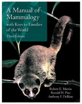 book A Manual of Mammalogy: With Keys to Families of the World