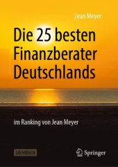 book Die 25 besten Finanzberater Deutschlands im Ranking von Jean Meyer