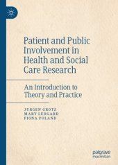 book Patient and Public Involvement in Health and Social Care Research: An Introduction to Theory and Practice