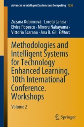 book Methodologies and Intelligent Systems for Technology Enhanced Learning, 10th International Conference. Workshops: Volume 2