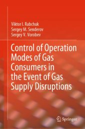 book Control of Operation Modes of Gas Consumers in the Event of Gas Supply Disruptions