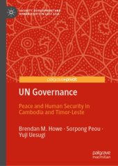 book UN Governance: Peace and Human Security in Cambodia and Timor-Leste