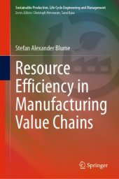 book Resource Efficiency in Manufacturing Value Chains